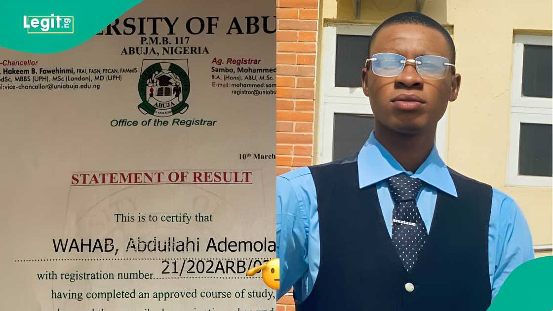 UNIABUJA student emerges first class graduate, reveals leadership achievement