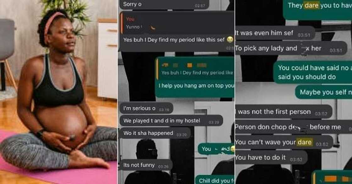 Lady gets pregnant after playing truth or dare game at party Lady gets pregnant after playing truth or dare game at party