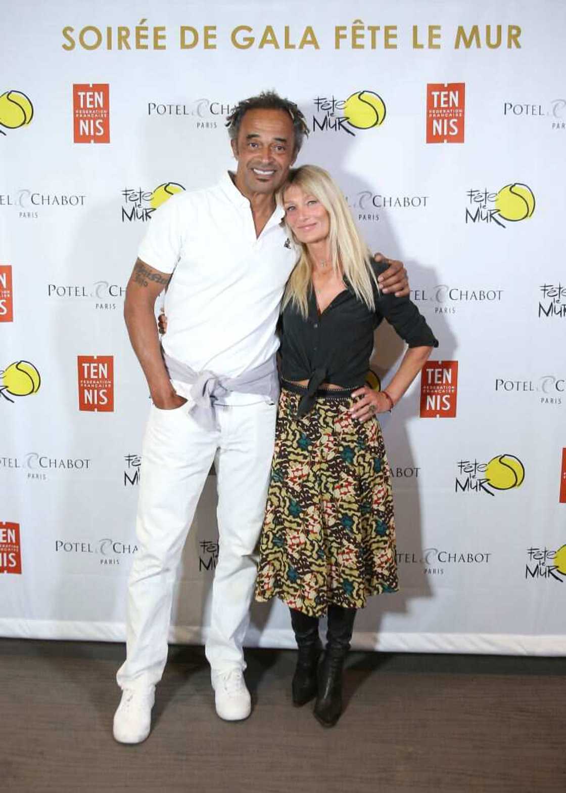 Yannick Noah et Isabelle Camus Yannick Noah et Isabelle Camus