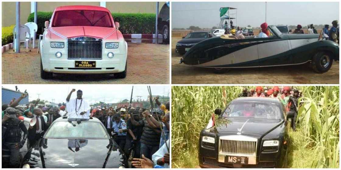 Ooni of Ife and other top Nigerian monarchs that own customized Rolls-Royce only few can afford Ooni of Ife and other top Nigerian monarchs that own customized Rolls-Royce only few can afford