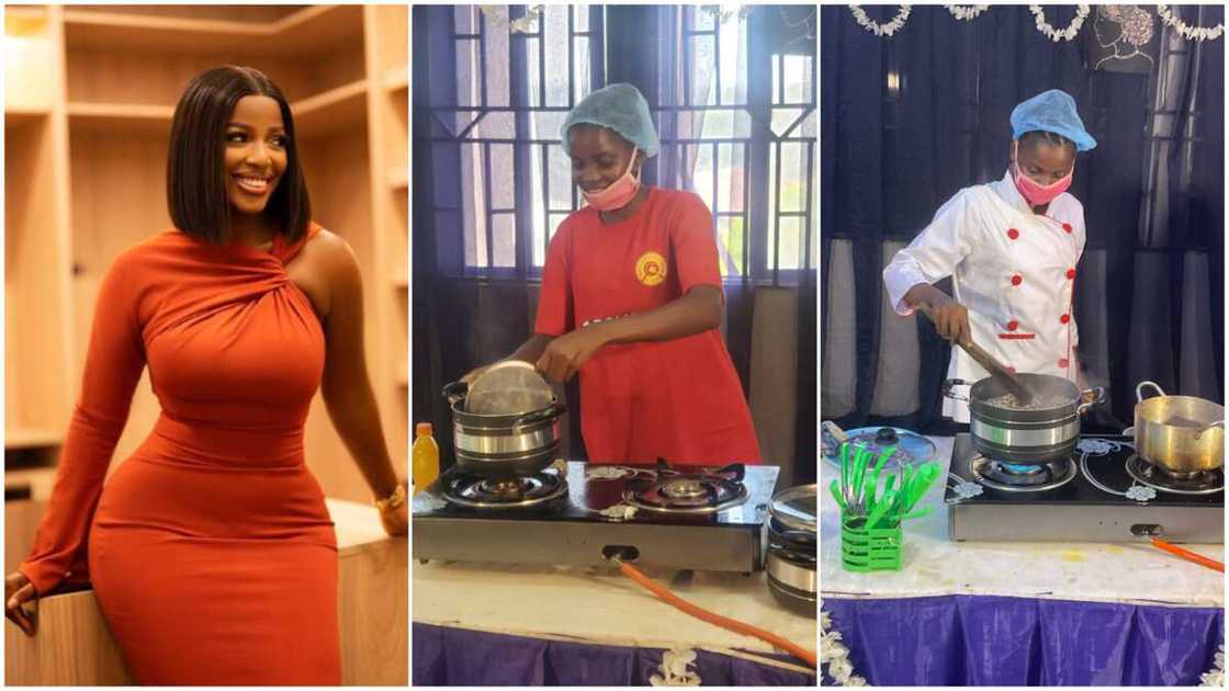 Hilda Baci's beauty/Chef Dammy cooked. Hilda Baci's beauty/Chef Dammy cooked.