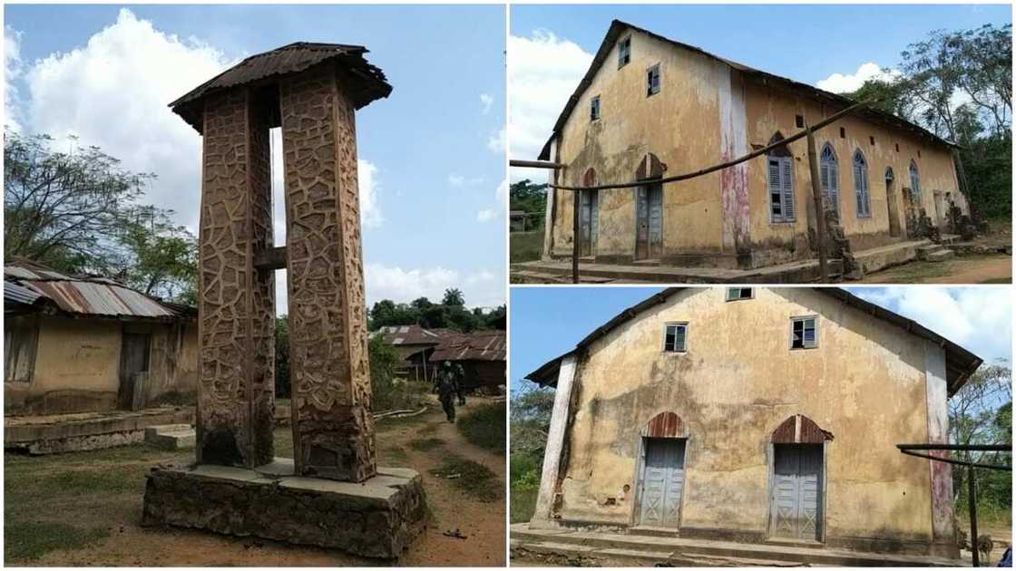 Old architectual design of villlage church building get people talking Old architectual design of villlage church building get people talking