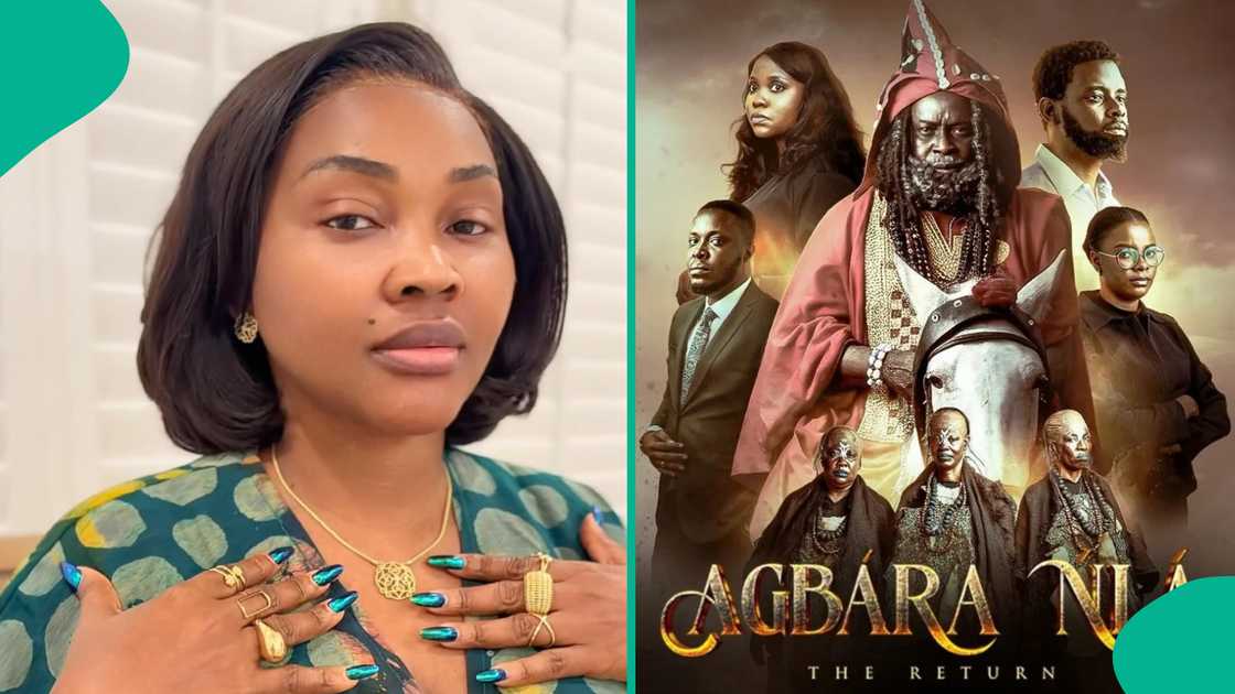 Nollywood actress Mercy Aigbe shows support for Christian movie Agbara Nla. Nollywood actress Mercy Aigbe shows support for Christian movie Agbara Nla.