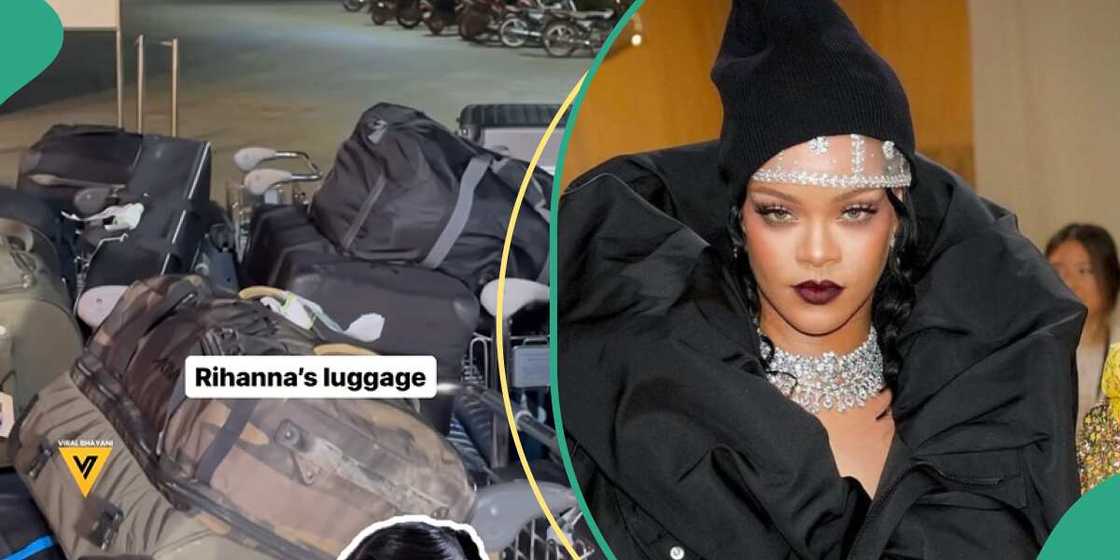 Rihanna's luggage to India trends Rihanna's luggage to India trends