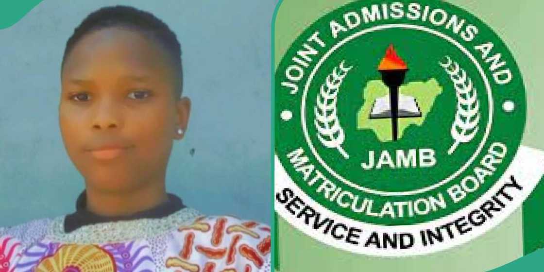 Young girl scores 279 in JAMB UTME. Young girl scores 279 in JAMB UTME.