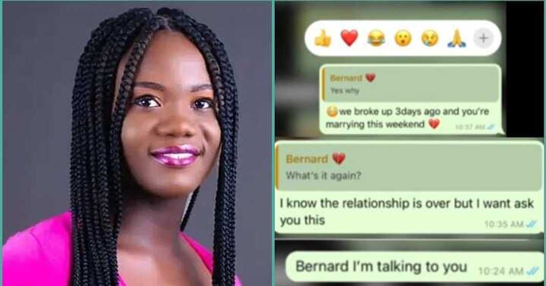 Lady heartbroken as she discovers ex-boyfriend lied and cheated on her Lady heartbroken as she discovers ex-boyfriend lied and cheated on her
