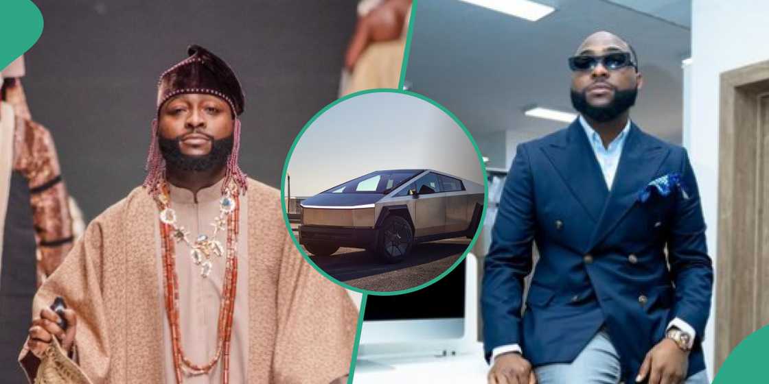 Davido buys Tesla Cybertruck