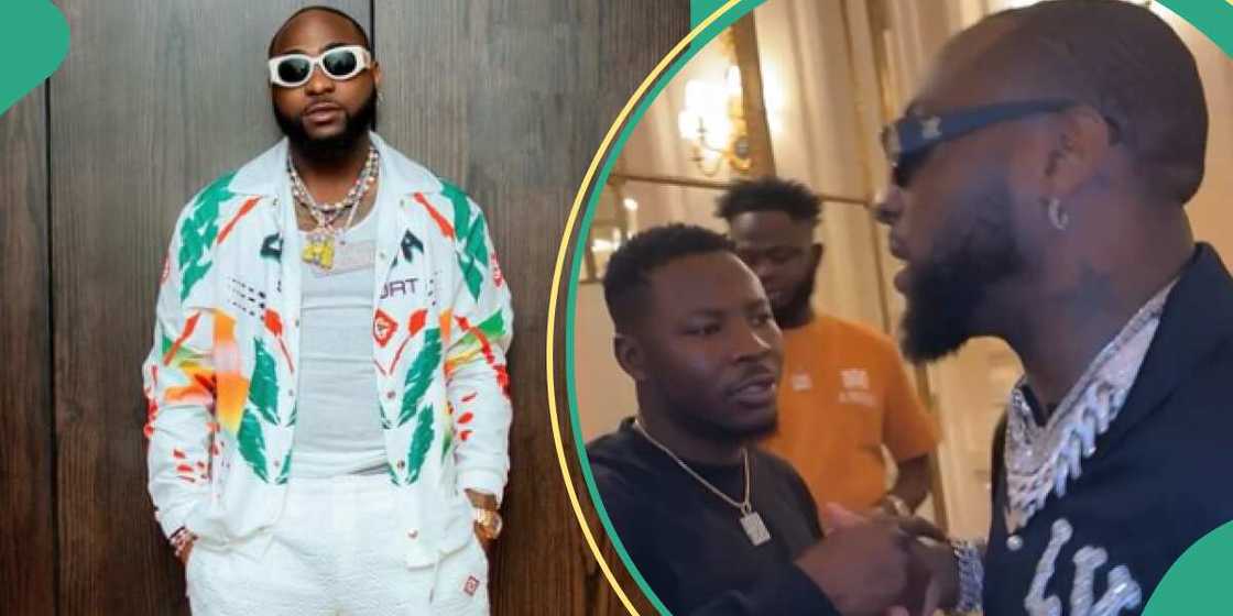 Davido's handshake sparks cultism rumours. Davido's handshake sparks cultism rumours.