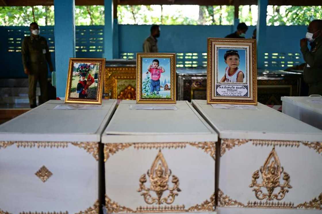 Buddhist funeral rites and prayers for the dead were expected to begin later Saturday Buddhist funeral rites and prayers for the dead were expected to begin later Saturday
