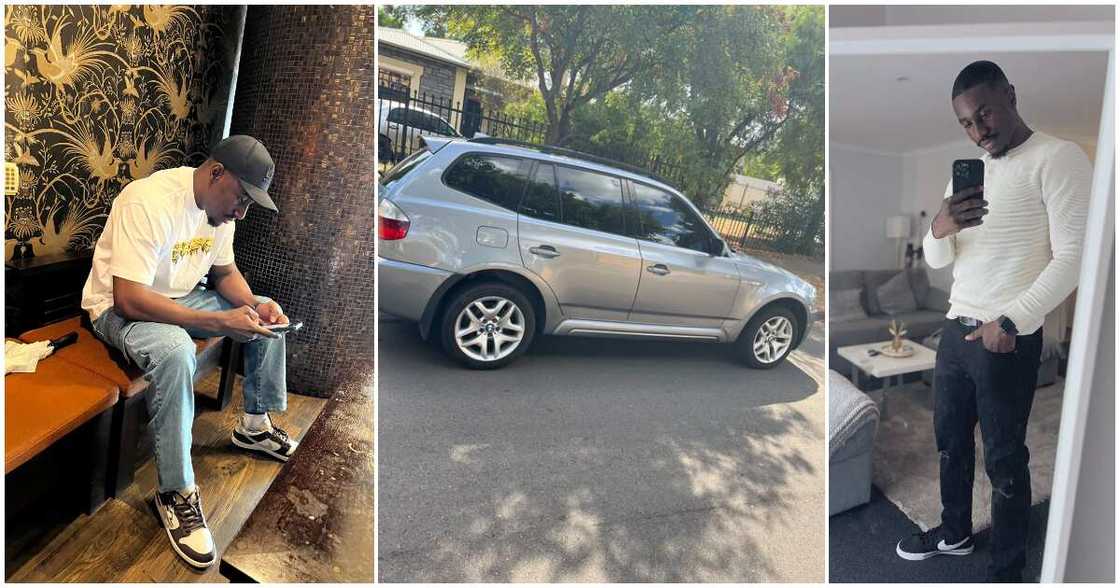 Nigerian man, Australia, car