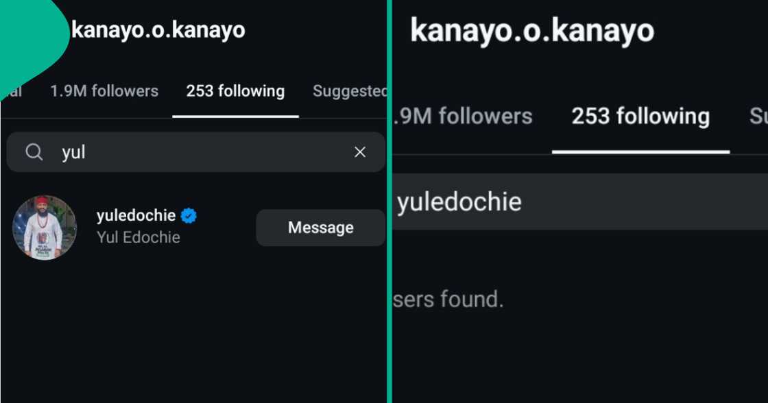Kanayo and Yul Edochie Kanayo and Yul Edochie