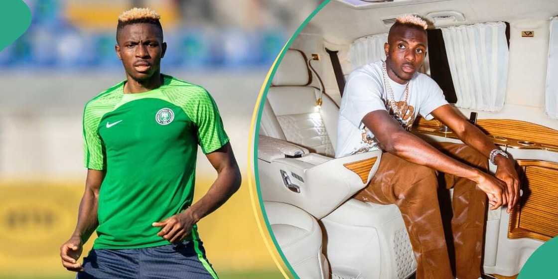 Osimhen scores goal against Equatorial Guinea. Osimhen scores goal against Equatorial Guinea.