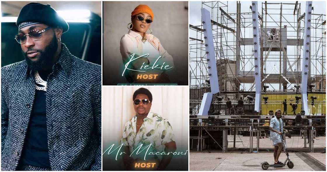 Mr Macaroni, Kiekie, Davido Mr Macaroni, Kiekie, Davido