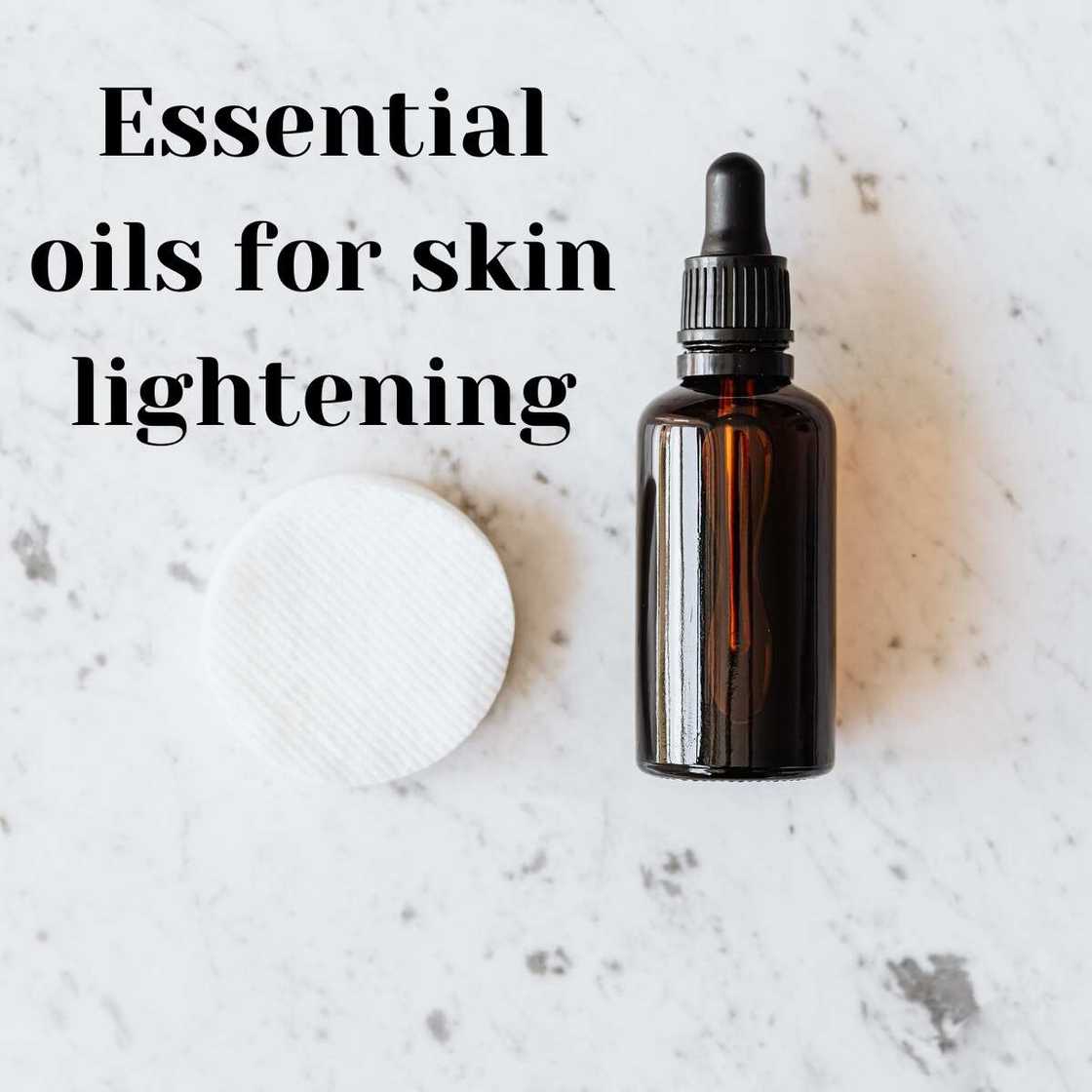 Essential oils for skin brightening