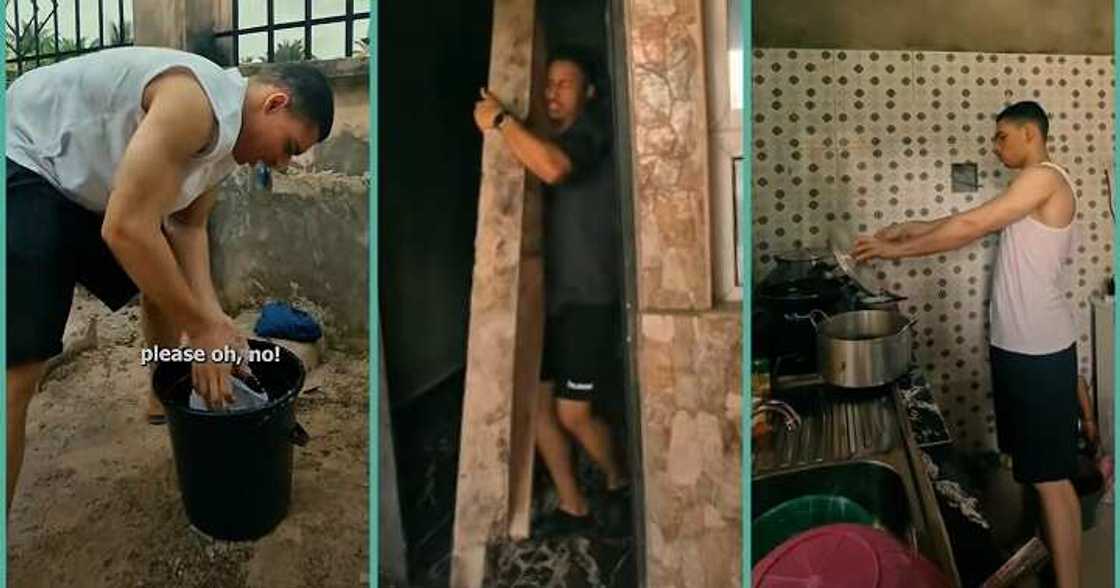 Half-caste brothers visit their village in Abia state Half-caste brothers visit their village in Abia state