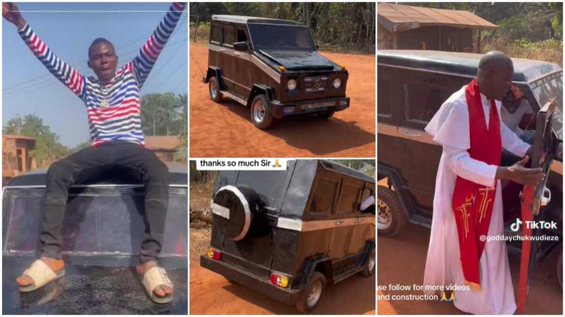 G-Wagon replica/Nigerian man built car. G-Wagon replica/Nigerian man built car.