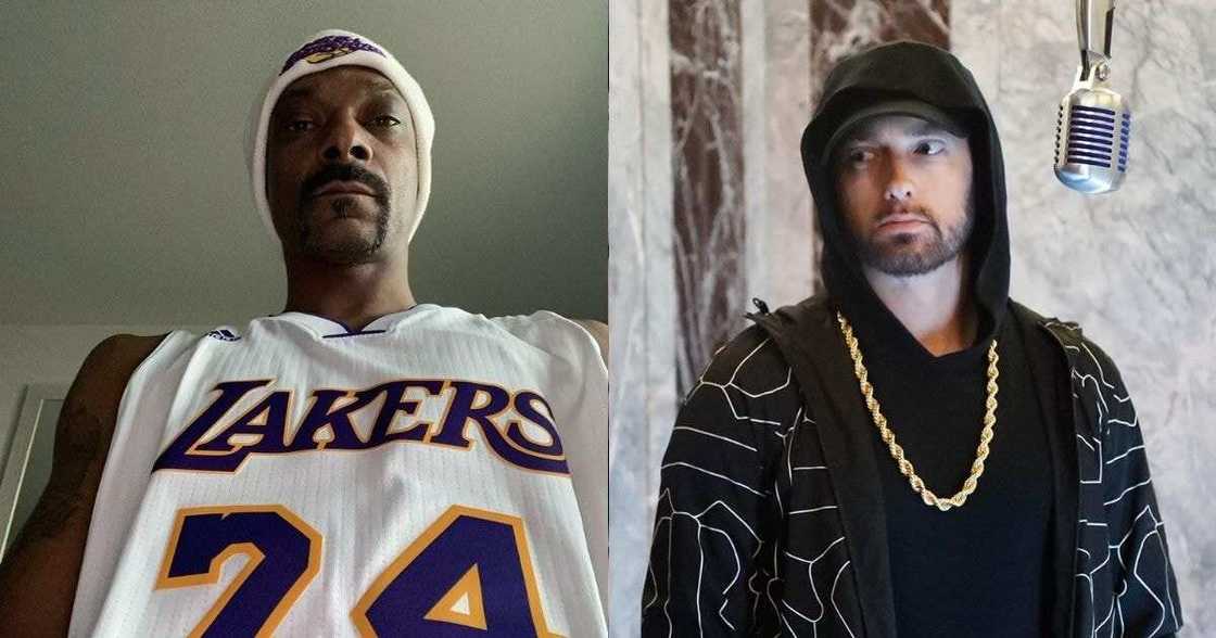 Snoop Dogg says there's no beef between him and Eminem: "That's great" Snoop Dogg says there's no beef between him and Eminem: "That's great"