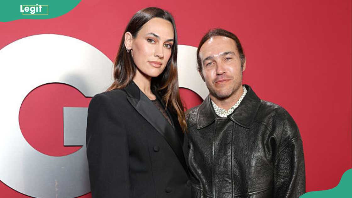 Meagan Camper and Pete Wentz in Los Angeles, California.