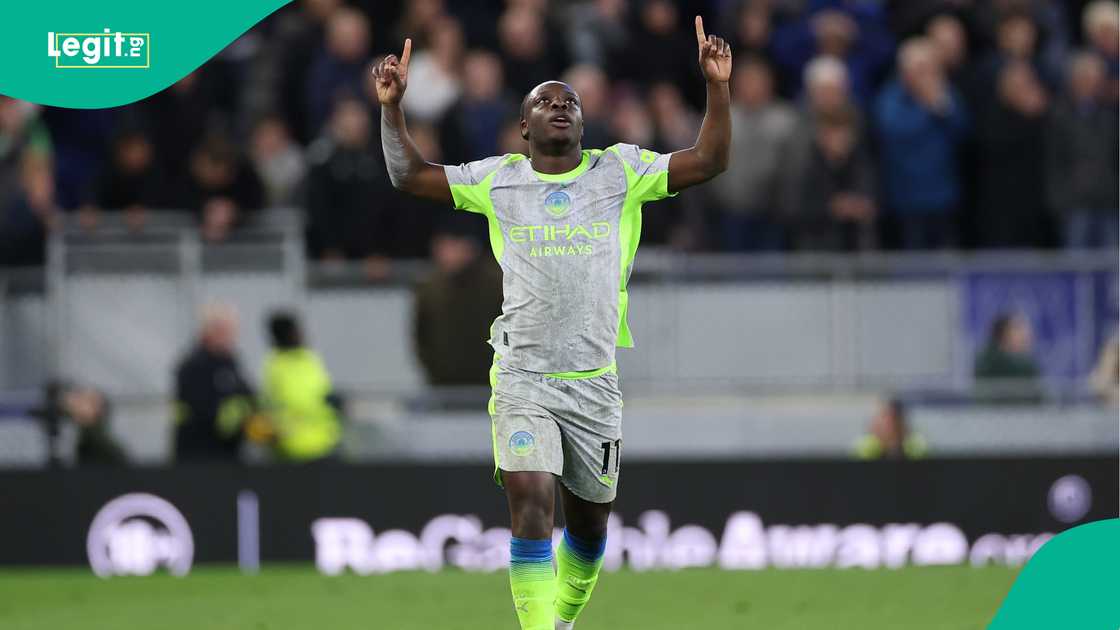 Jeremy Doku, Manchester City, Everton, Hill Dickinson Stadium, Premier League.