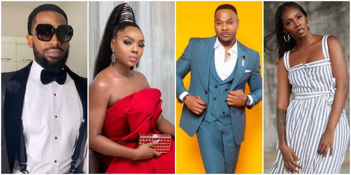 D'banj, Chioma Akpotha, Bolanle Ninalowo and Tiwa Savage D'banj, Chioma Akpotha, Bolanle Ninalowo and Tiwa Savage