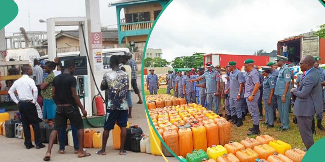 Nigeria Customs continues anti-smuggling drive, confiscates fuel Nigeria Customs continues anti-smuggling drive, confiscates fuel