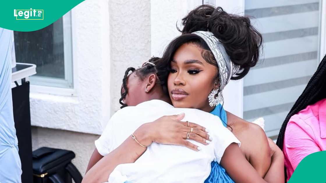 Sharon Ooja celebrates special bond between stepdaughter and newborn Sharon Ooja celebrates special bond between stepdaughter and newborn