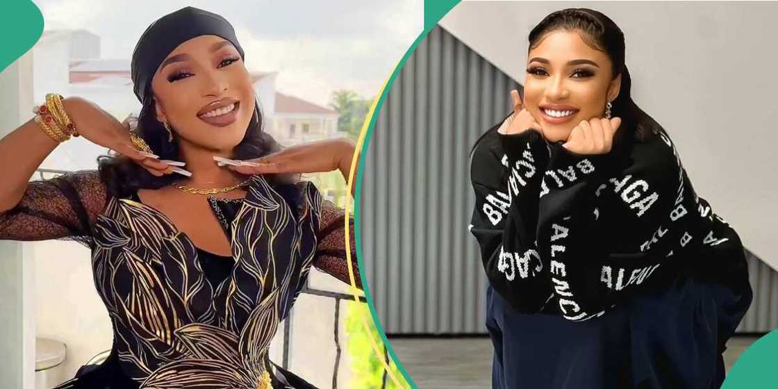 Tonto Dikeh shares video from a race Tonto Dikeh shares video from a race
