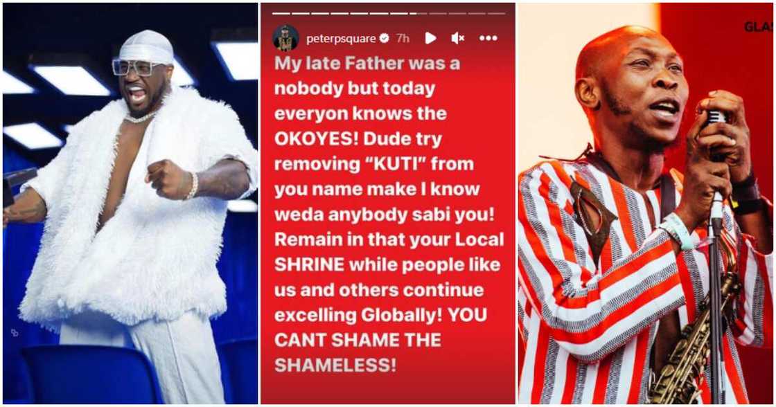 Photos of Seun Kuti and Peter Okoye Photos of Seun Kuti and Peter Okoye