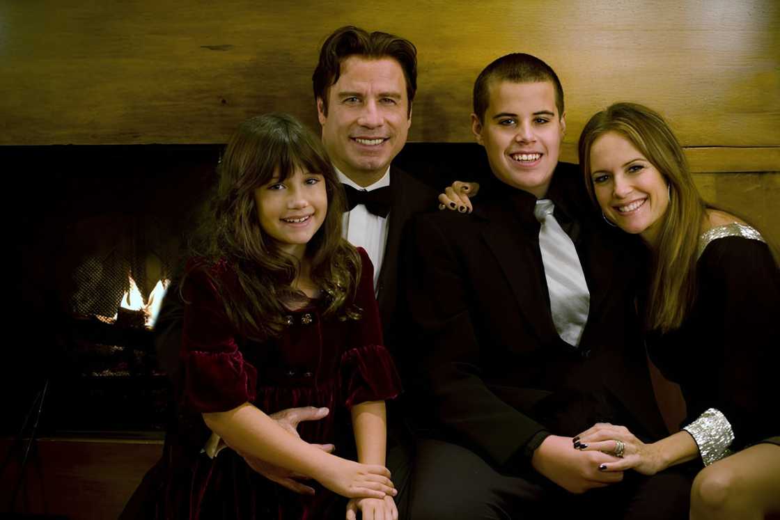 John Travolta, his wife Kelly Preston and their children Jett and Ella John Travolta, his wife Kelly Preston and their children Jett and Ella