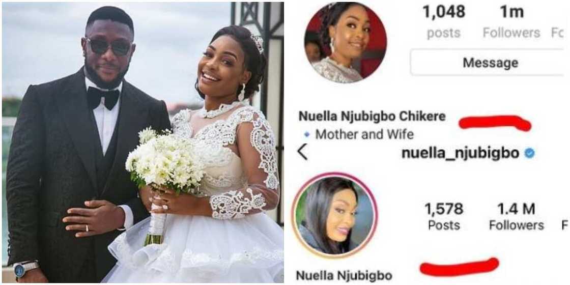 After Denying Separation Rumours, Actress Nuella Njubigbo Removes Hubby Tchidi Chikere’s Name From Profile After Denying Separation Rumours, Actress Nuella Njubigbo Removes Hubby Tchidi Chikere’s Name From Profile