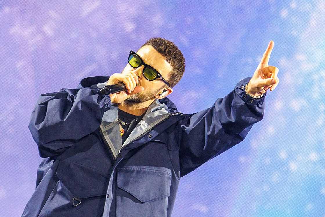Justin Timberlake performing on stage at the Lollapalooza Festival Berlin