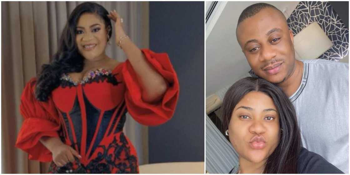 Nkechi Blessing says her colleagues send messages to her man Nkechi Blessing says her colleagues send messages to her man