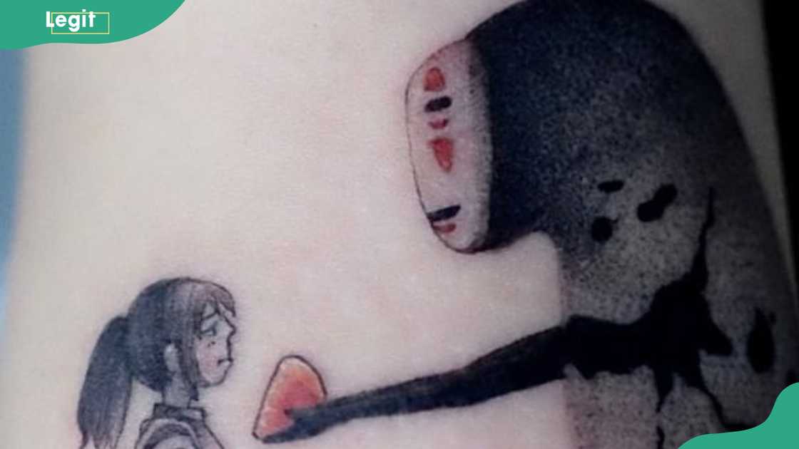 No-Face kindness tattoo