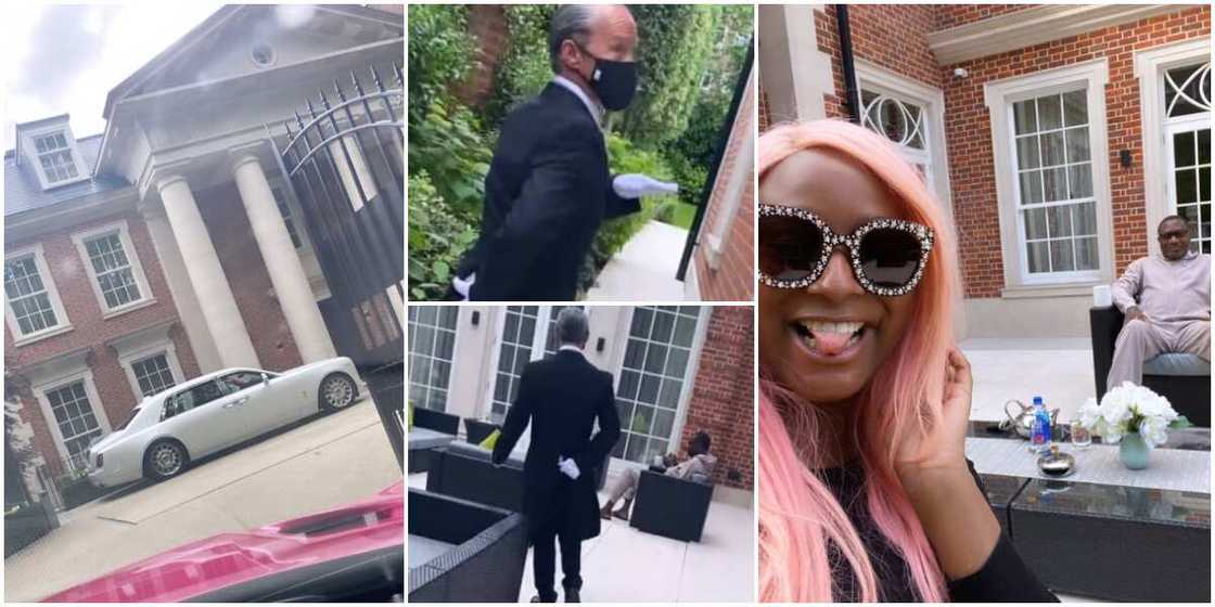 DJ Cuppy and her billionaire father DJ Cuppy and her billionaire father