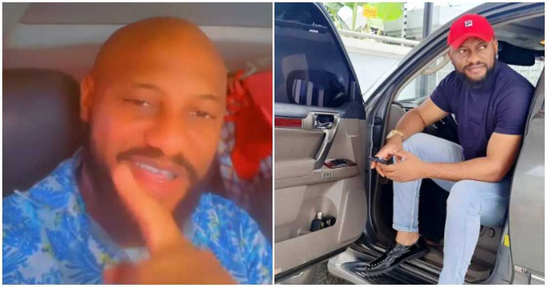 Yul Edochie warns against bad news. Yul Edochie warns against bad news.