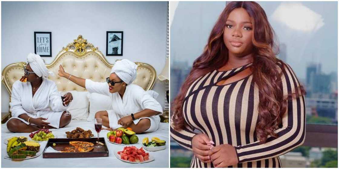 BBNaija: Ka3na, Dorathy and Lucy. BBNaija: Ka3na, Dorathy and Lucy.