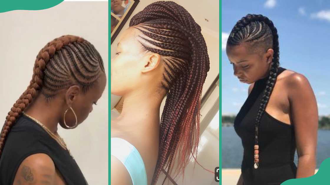 Mohawk styled cornrows Mohawk styled cornrows