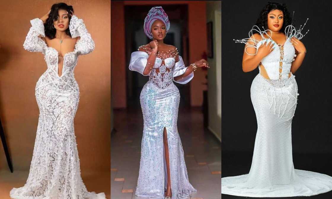 30 gorgeous cord lace Aso Ebi styles to draw inspiration from Legit.ng