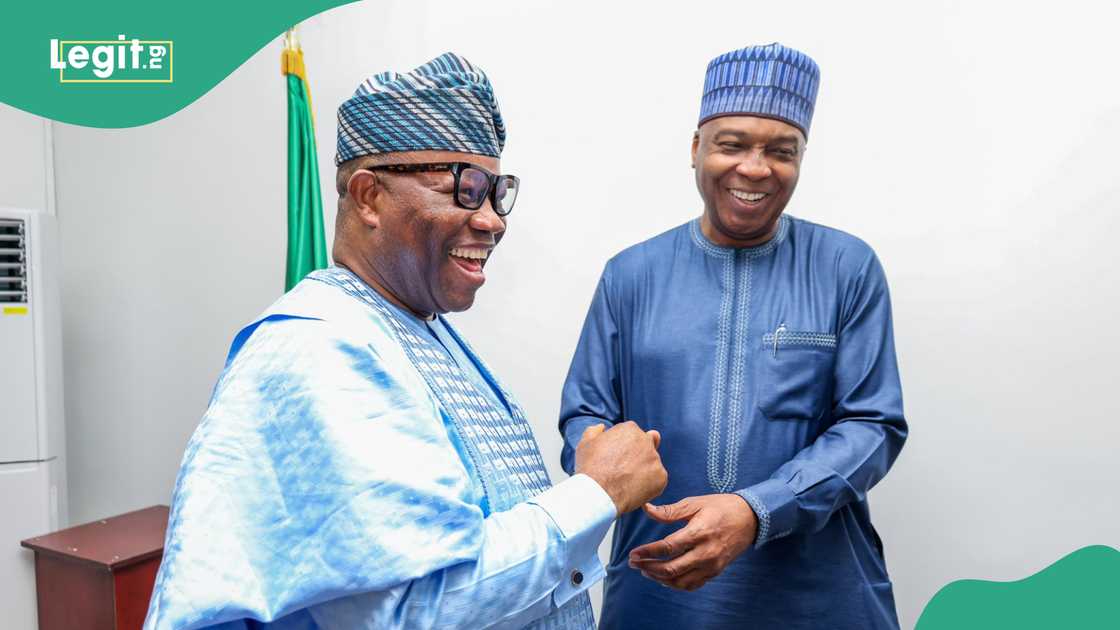 Bukola Saraki has commented on Godswill Akpabio's dilemma in the Senate.