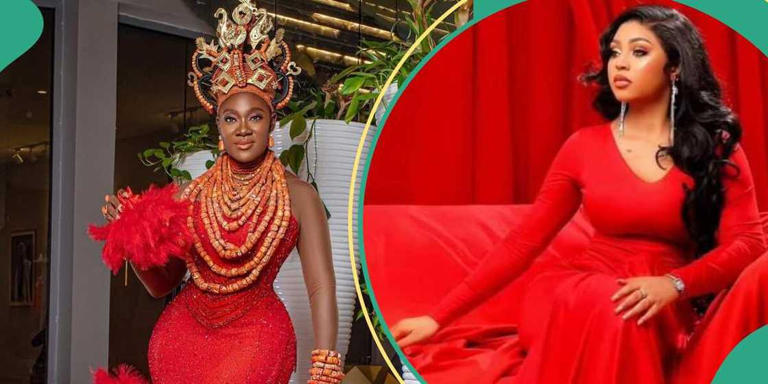 Mercy Johnson celebrates Regina Daniels' birthday. Mercy Johnson celebrates Regina Daniels' birthday.