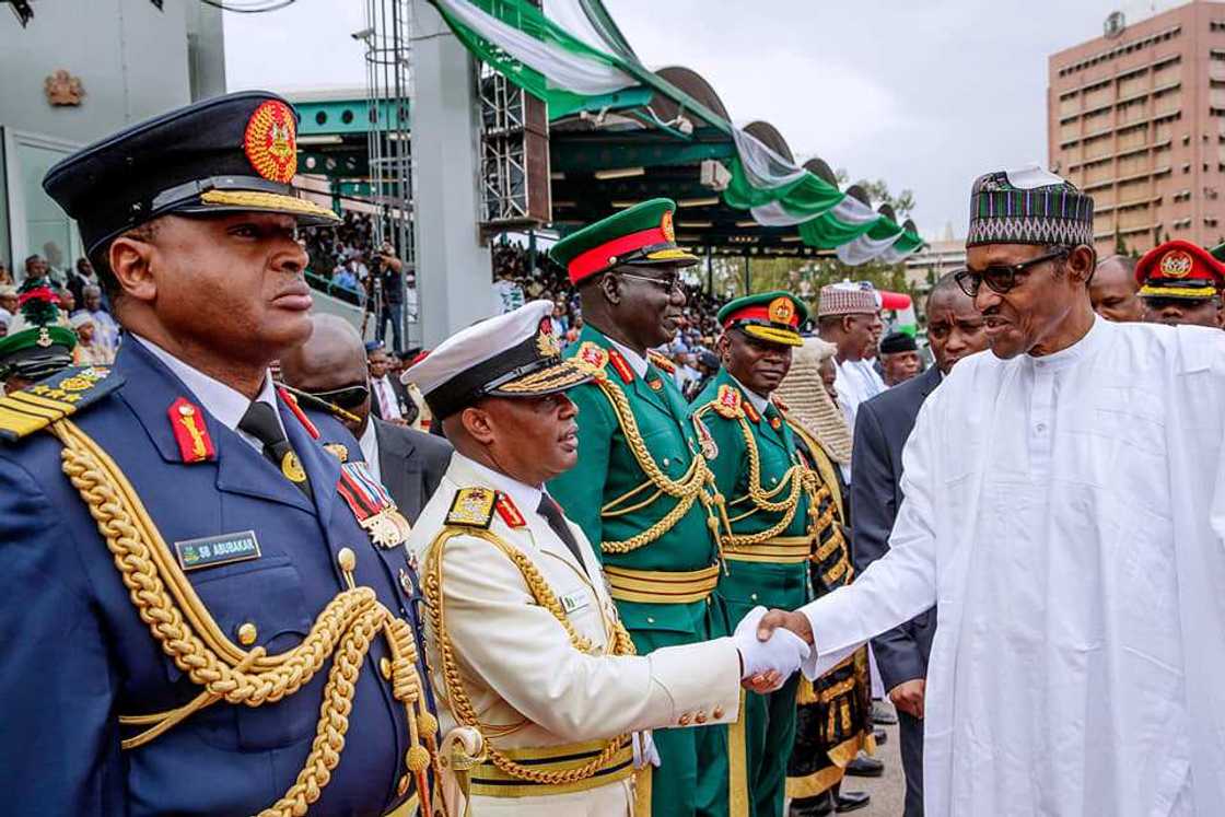 Insecurity: Buhari won't sack service chiefs now -Presidency Insecurity: Buhari won't sack service chiefs now -Presidency