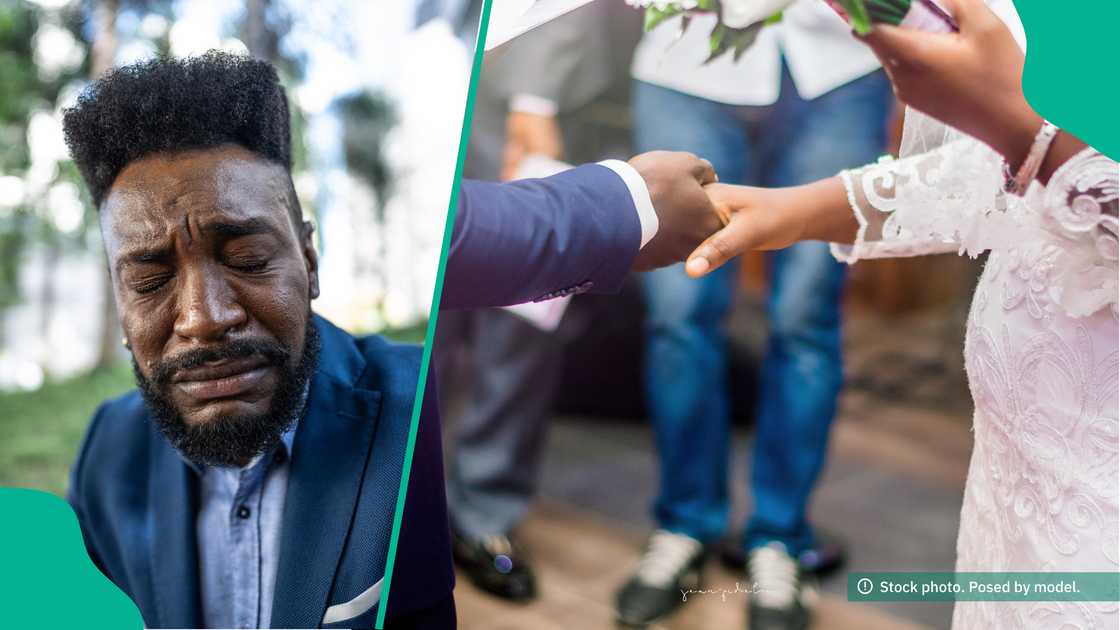 Man narrates how his girlfriend married another man two months after they argued. Man narrates how his girlfriend married another man two months after they argued.