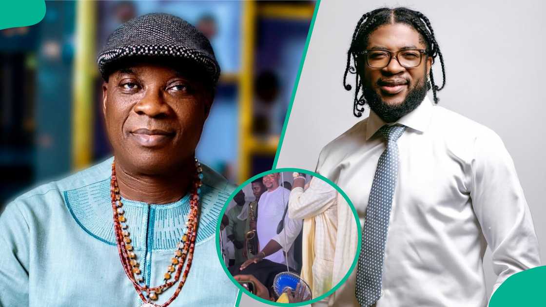 Abu Abel honours KWAM 1 on stage, fans drag singer's aide