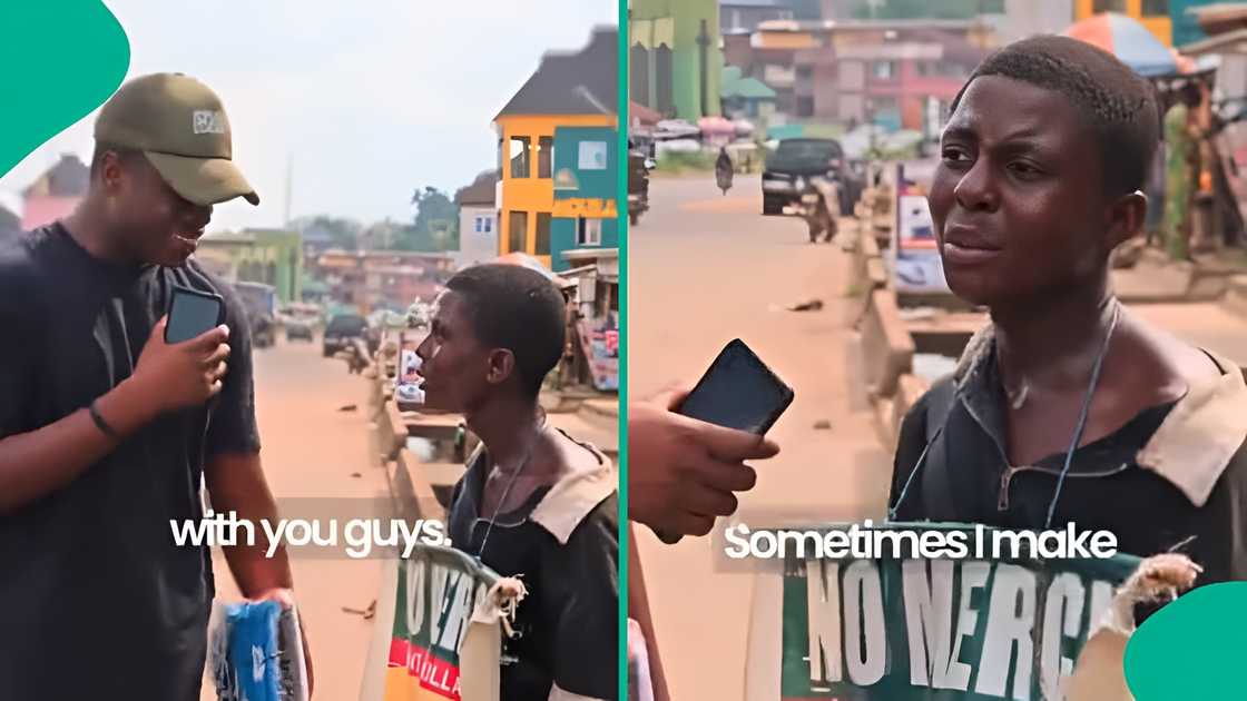 Young Nigerian insecticide seller becomes topic online after sharing how much he earns each day