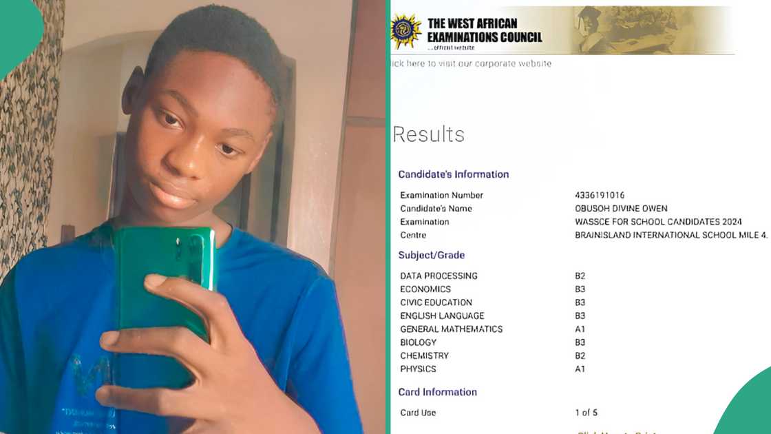 Nigerian boy who wrote his WAEC at Brainsland International School, Mile 4.