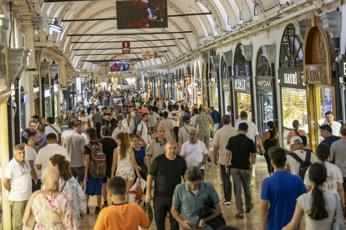 Millions of tourists flock to the Grand Bazaar every year Millions of tourists flock to the Grand Bazaar every year