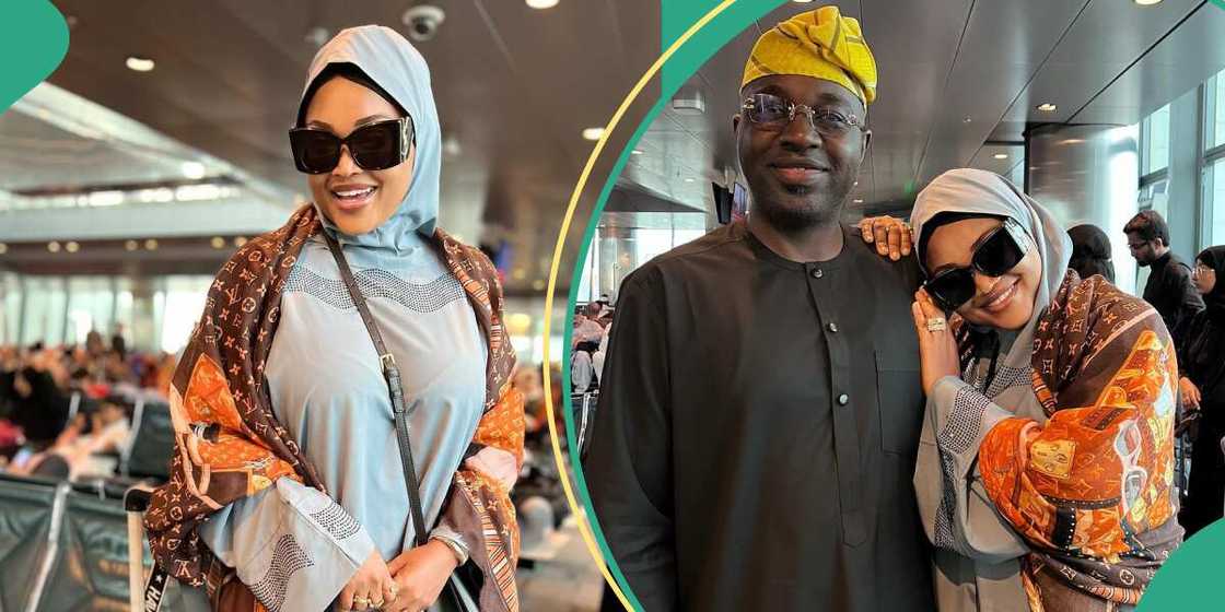 Mercy Aigbe goes for Umrah with husband. Mercy Aigbe goes for Umrah with husband.