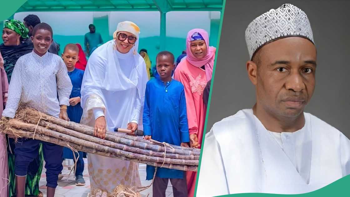 Bauchi lawmaker's wife faces backlash for sugarcane distribution as empowerment initiative Bauchi lawmaker's wife faces backlash for sugarcane distribution as empowerment initiative