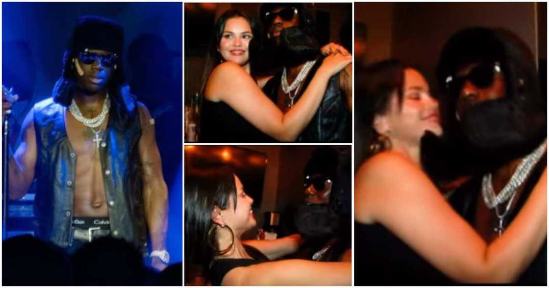 Selena Gomez kisses Rema Selena Gomez kisses Rema