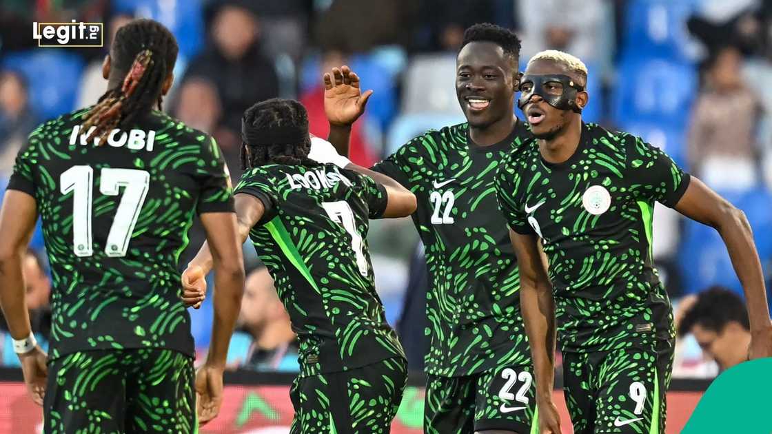 Super Eagles, Nigeria, Victor Osimhen, Akor Adams, Algeria, AFCON 2025. Super Eagles, Nigeria, Victor Osimhen, Akor Adams, Algeria, AFCON 2025.